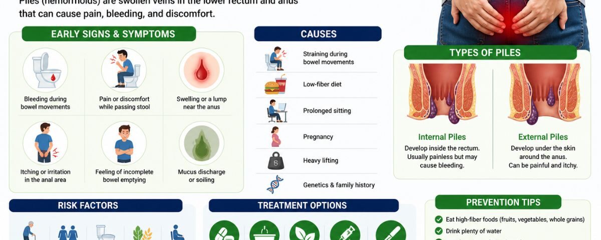 Piles symptoms